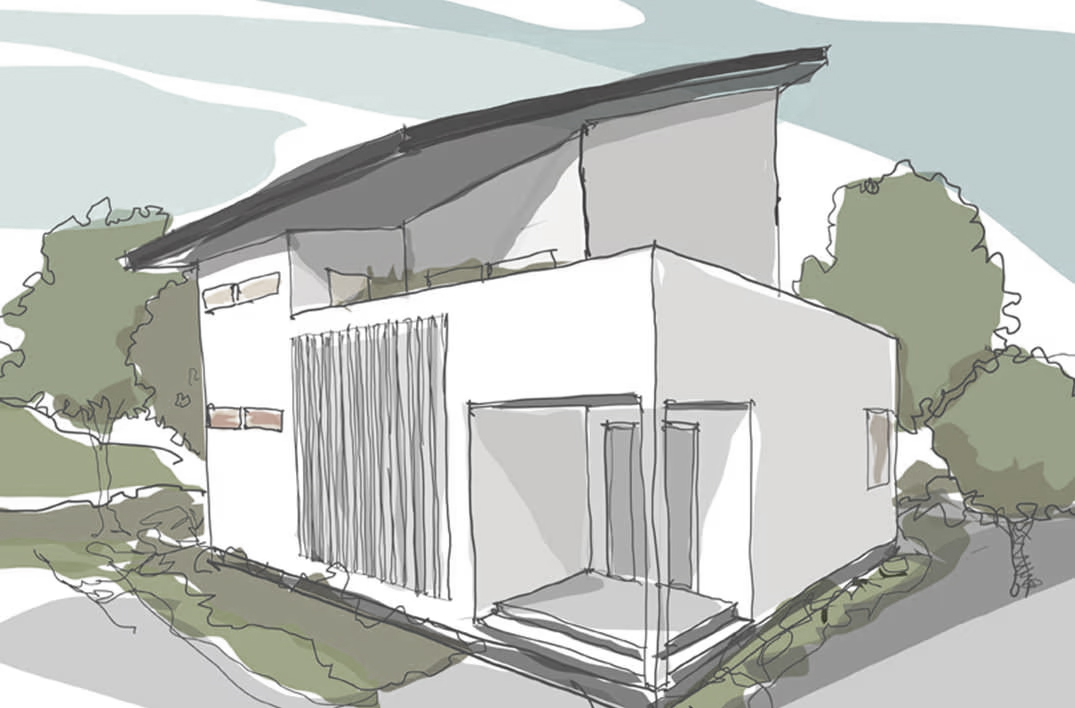 ソトを取り込む イラスト01