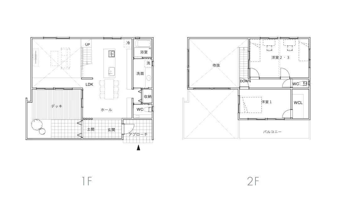 土間からの… 間取り