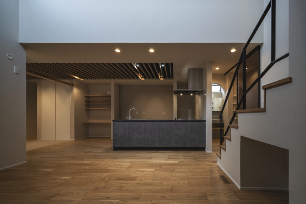 立体的なリビング