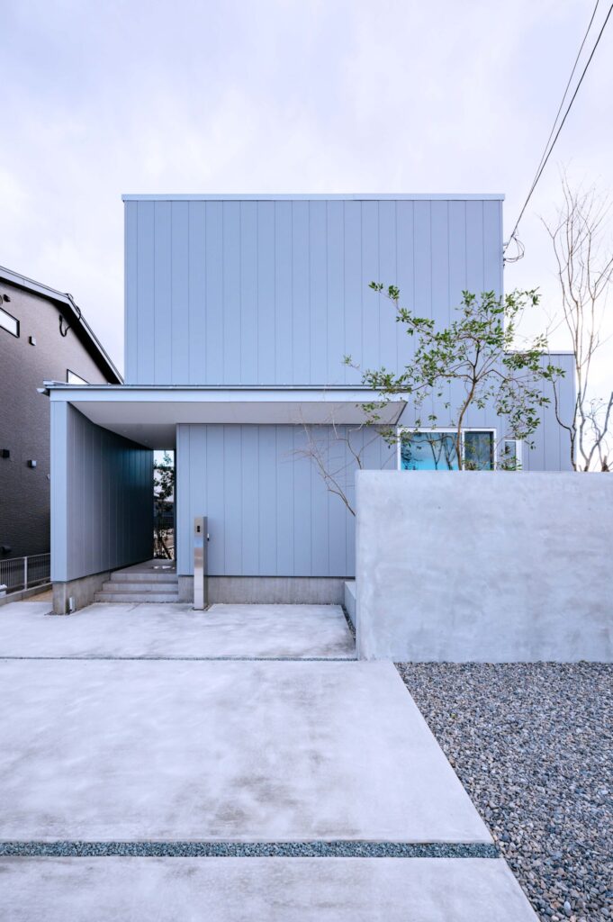 シンプルな外観デザインの住まい