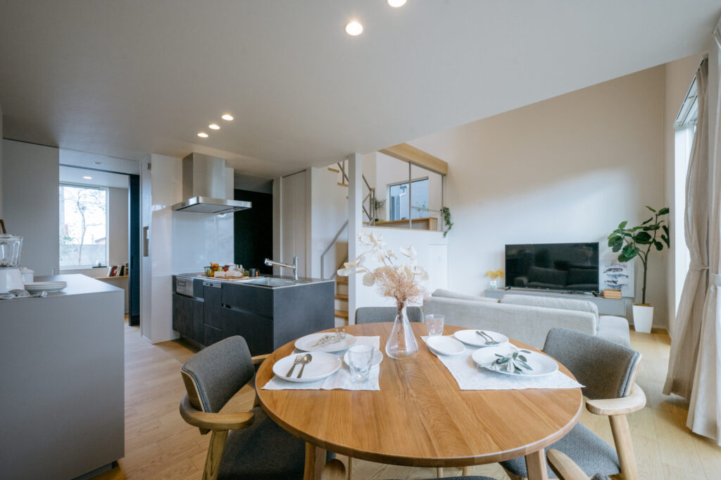 シンプルなLDK空間