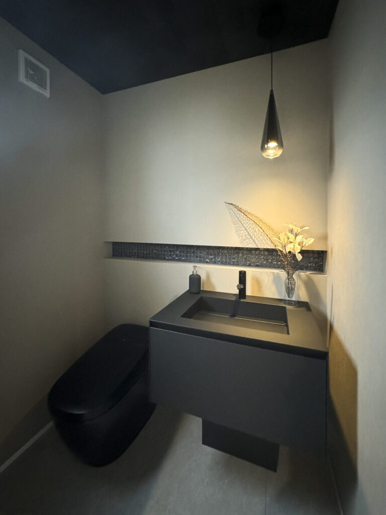 ゆとりあるトイレ空間