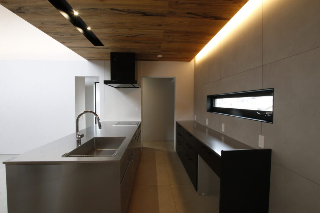 光が差し込む2階リビング