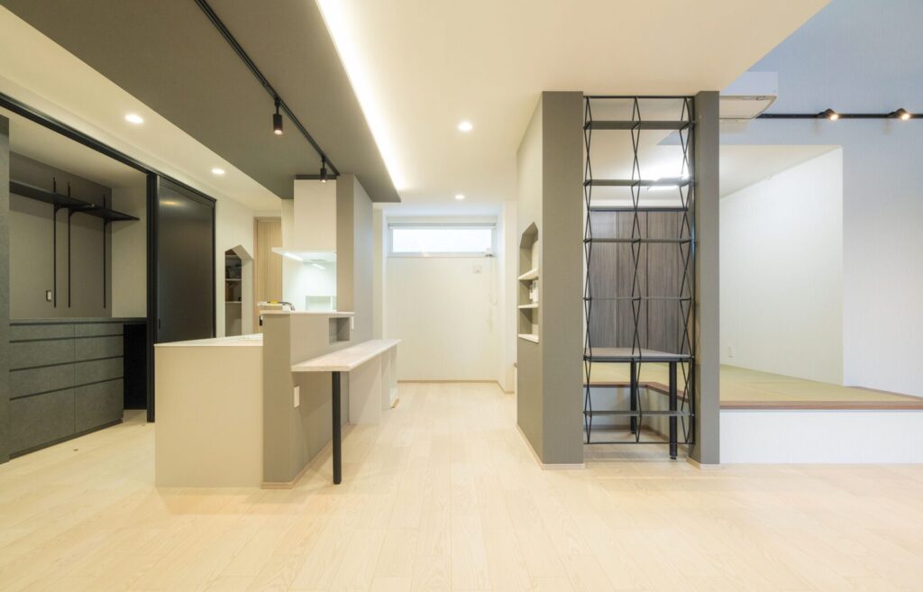 落ち着いた雰囲気の1階LDK空間